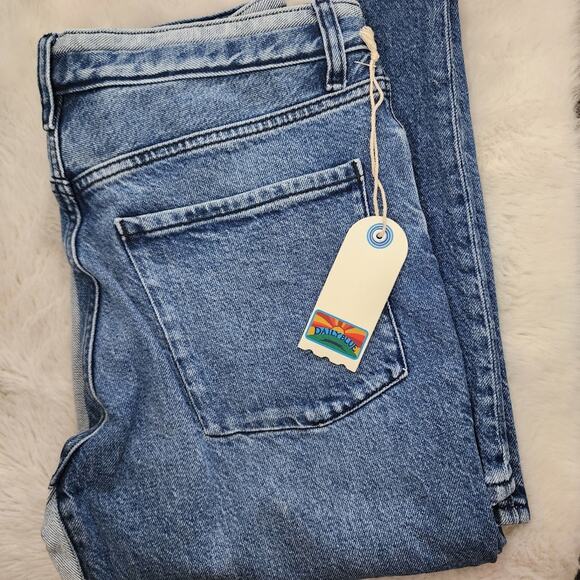 NEW Daily Blue by Adriano Goldschmeid Virgo Wide Leg Jeans Two Toned Size 30 - Picture 11 of 12